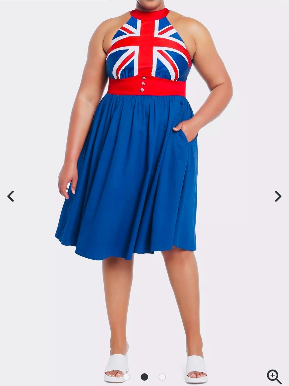 Her Uniform Marvel Red, Blue & White Union Jack Dress - Picture 8 of 11